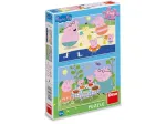 2 Puzzles - Peppa Wutz: Im Urlaub
