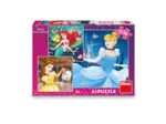 3 Puzzles - Glückliche Prinzessinnen