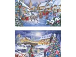 2 Puzzles - XXL Teile - Christmas Is Coming