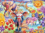 Elephants in the Garden