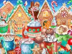 Zuckerstangen und Kakao