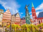 Die Altstadt von Frankfurt, Deutschland