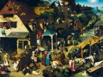 Pieter Bruegel - Die niederländischen Sprichwörter, 1559