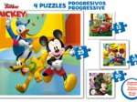 4 Puzzles - Mickey & Friends