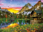 See in Den Alpen