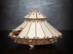 3D Holzpuzzle -  Da Vinci Tank