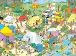 Jan Van Haasteren - Camping im Wald