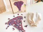 Holzpuzzle - Elefant