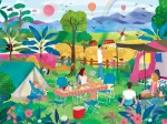 Camping im Sommer