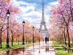 Romantischer Spaziergang in Paris