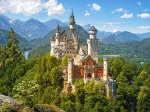 Blick auf das Schloss Neuschwanstein