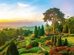 Garten auf dem Hügel