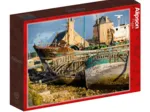 Vieux Bateaux dans un Port de Bretagne