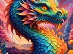 Bunter Drache