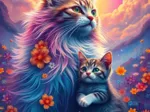 Regenbogenkatzen