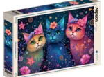 Trio der träumerischen Katzen