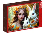 Lady and Bunnies