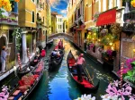 Venezianische Gondoliere