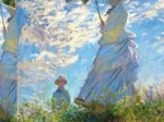 Claude Monet: Frau mit Sonnenschirm