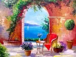 Sea View Through the Arch