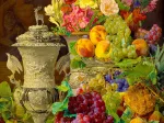 Ferdinand Georg Waldmüller: Stillleben mit Früchten