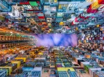 Colorful Apartment Building, Hong Kong