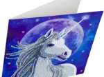 Crystal Art - Diamant-Stickerei-Kit - Anne Stokes - Einhorn