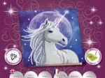 Crystal Art - Diamant-Stickerei-Kit - Anne Stokes - Einhorn