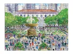 Frühling in der Bibliothek – 500-teiliges doppelseitiges Puzzle