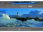 Puzzle 1000 Teile Panorama - Edition Humboldt: Leuchtturm Le Créac' h