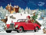 Minipuzzle - Santa's Cabrio