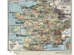 Puzzle Karte von Frankreich