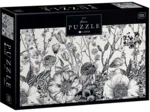 Monochrome Blumenpoesie