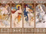 Art Collection - Mucha - Die Jahreszeiten