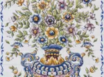 Art on Tiles - Blumenvase