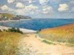 Claude Monet - Strandweg zwischen Weizenfeldern