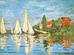 Claude Monet - Regatten in Argenteuil