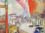 Marc Chagall - Paris aus dem Fenster (Detail)