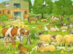 Tierkinder auf dem Bauernhof