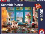 Am Puzzle-Tisch