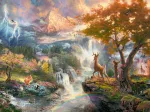 Thomas Kinkade - Disney - Bambi