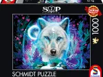 Neon Arktis-Wolf