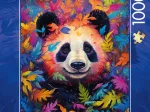 Pandabär im Regenbogenwald