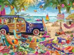 Ein Farbenfroher Strand
