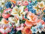 Fleurs pastel