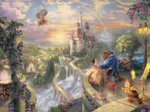 Thomas Kinkade - Disney - Die Schöne und das Biest