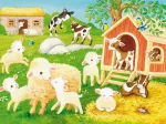 3 Puzzles - Niedliche Haustiere
