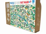 Handgeschnittenes Holzpuzzle - Paris Labyrinthes