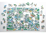Handgeschnittenes Holzpuzzle - Paris Labyrinthes