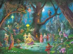 Handgeschnittenes Holzpuzzle - Mariage D'Une Fée